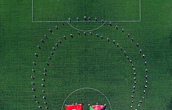 Çarşambalı gençlerden Filistin'e destek