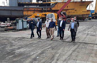 Ereğli Kaymakamı Çorumluoğlu'ndan tersaneler bölgesinde inceleme