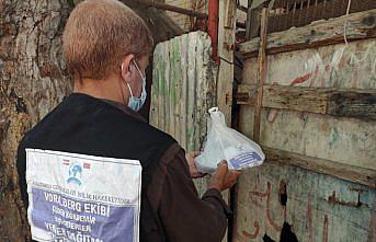 Gurbetçi kadınlardan Gazze'ye gıda ve yaşam malzemesi yardımı