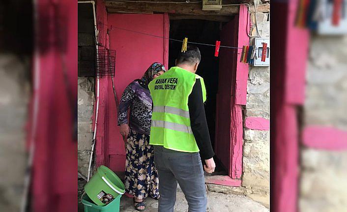 Kavak Vefa Sosyal Destek Grubu görevlerini sürdürüyor