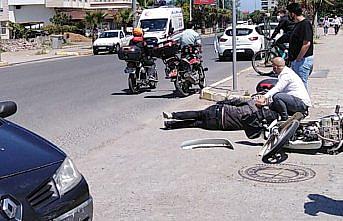 Ordu'da otomobil ile motosiklet çarpıştı: 1 yaralı