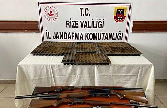 Rize'de 624 kök Hint keneviri ele geçirildi