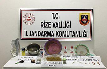 Rize'de uyuşturucu operasyonunda 2 şüpheli gözaltına alındı