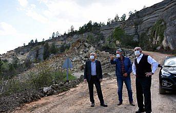 Safranbolu'da yol çalışmaları
