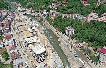 Sel felaketinin yaşandığı Dereli'de yeni yapıların inşasında sona yaklaşıldı