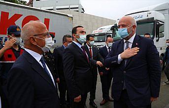 Ticaret Bakan Yardımcısı Turagay, Sarp Sınır Kapısı'nda incelemelerde bulundu