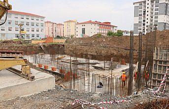 Vali Zülkif Dağlı'dan Canik Hükümet Konağı inşaat alanında inceleme