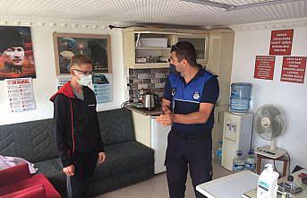 Bartın'da İnkumu tatil beldesindeki işletmelerde Kovid-19 denetimi yapıldı