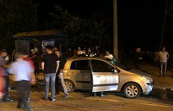 Düzce'de otomobille çarpışan motosikletin sürücüsü ağır yaralandı