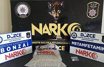 Düzce'de uyuşturucu operasyonlarında yakalanan 3 şüpheli tutuklandı
