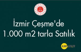İzmir Çeşme'de 1.000 m² tarla Satılık