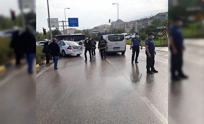 Karabük'te zincirleme trafik kazası: 1 yaralı