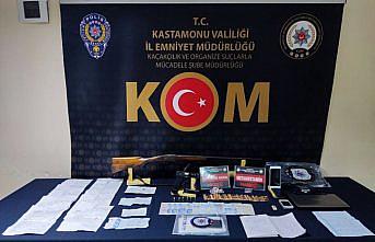 Kastamonu'da organize suç örgütü operasyonu: 5 gözaltı