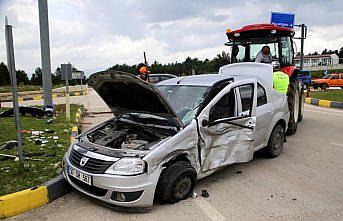 Kastamonu'da otomobille cip çarpıştı: 4 yaralı