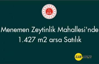 Menemen Zeytinlik Mahallesi'nde 1.427 m² arsa Satılık