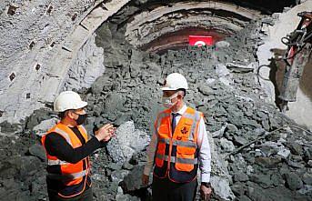 Ordu Çevre Yolu Projesi'ndeki Terzili Tüneli'nde ışık görüldü