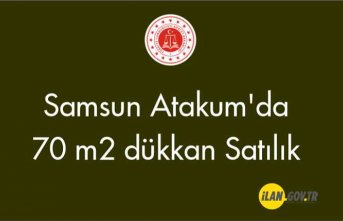 Samsun Atakum'da 70 m2 Dükkan Satılık