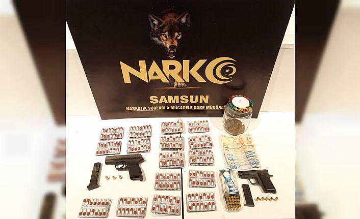 Samsun'da düzenlenen uyuşturucu operasyonlarında 4 şüpheli yakalandı