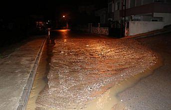 Samsun'un Havza ilçesinde sağanak etkili oldu