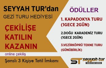 Seyyah Tur'dan  Gezi Turu Hediyesi