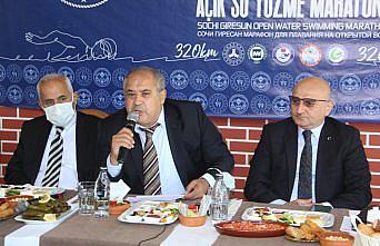 Soçi-Giresun arasında yapılacak açık deniz yüzme maratonu tanıtıldı