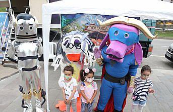 Su Elçileri Derneğince oluşturulan mobil tır Giresun'da çocuklarla buluşturuldu