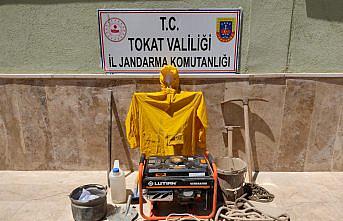 Tokat'ta izinsiz kazı yapan 6 zanlı suçüstü yakalandı