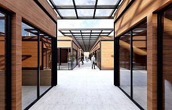 Trabzon Büyükşehir Belediye Başkanı Zorluoğlu, Avrasya Pazarı Projesi inşaatında incelemelerde bulundu: