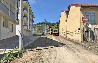 Ulus'ta alt ve üstyapı çalışmaları sürüyor