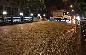 Zonguldak'ta sağanak ve şiddetli rüzgar etkili oldu