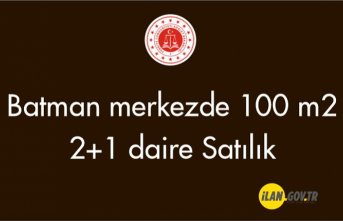 Batman merkezde 100 m² 2+1 daire satılıktır