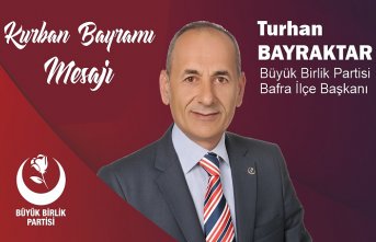 Bayraktar’dan Kurban Bayramı Mesajı