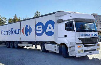 CarrefourSA'dan yangın bölgesine yardım tırı