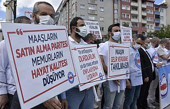 Gümüşhane'de Memur-Sen üyeleri seyyanen zam talep etti