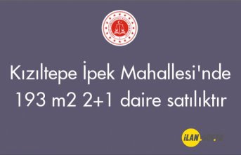 Kızıltepe İpek Mahallesi'nde 193 m² 2+1 daire satılıktır