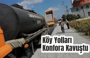 Köy Yolları Konfora Kavuştu