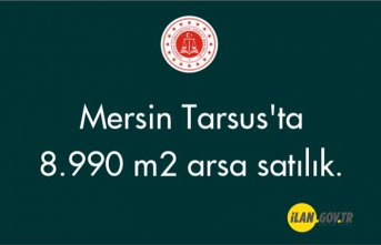 Mersin Tarsus'ta 8.990 m² arsa satılıktır