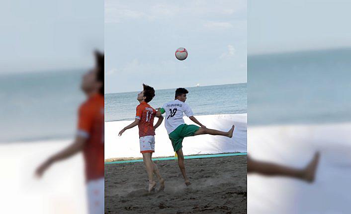 Ordu'da 21. Geleneksel Kum Futbol Turnuvası başladı