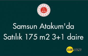 Samsun Atakum'da 175 m2 3+1 daire Satılıktır