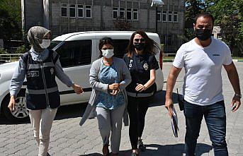 Samsun'da polis eşini öldüren kadın adliyede