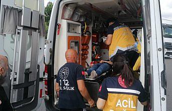 Samsun'da tır ile otomobil çarpıştı: 5 yaralı