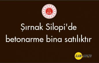 Şırnak Silopi'de betonarme bina