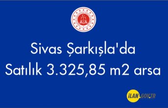 Sivas Şarkışla'da 3.325,85 m² arsa Satılık