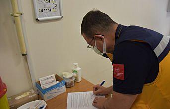 Trabzon'da Kovid-19 ile mücadelede 3. doz aşı uygulaması başladı