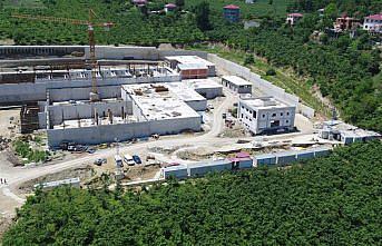 Trabzon'un içme suyu ihtiyacını 2050 yılına kadar karşılayacak isale hattının yüzde 89'u tamamlandı