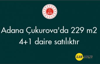 Adana Çukurova'da 229 m² 4+1 daire satılıktır