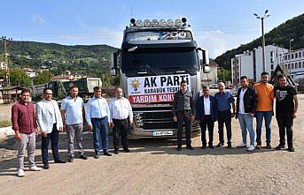 AK Parti Karabük teşkilatlarından Şenpazar'a yardım tırı