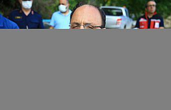 Bartın Valisi Güner, selden etkilenen alanlarda inceleme yaptı: