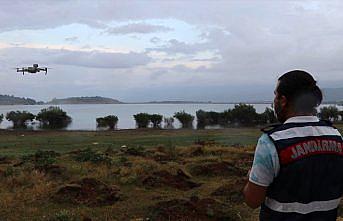Bolu'da ormanlar jandarma tarafından termal drone ile denetleniyor