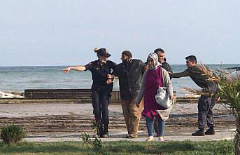 Bozkurt'ta selde mahsur kalan vatandaşlar helikopterlerle tahliye ediliyor